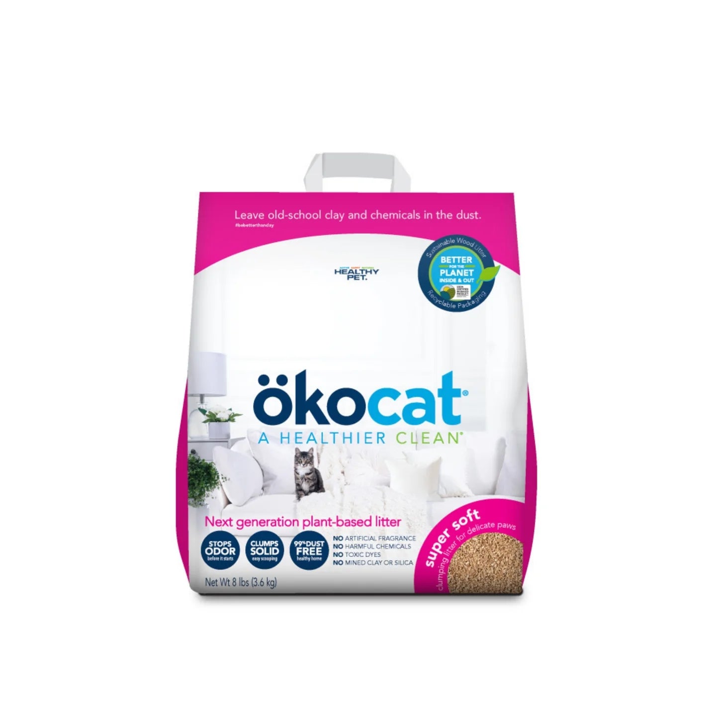 Okocat Litter Super Soft Clumping Wood Cat Litter – SpadezStore
