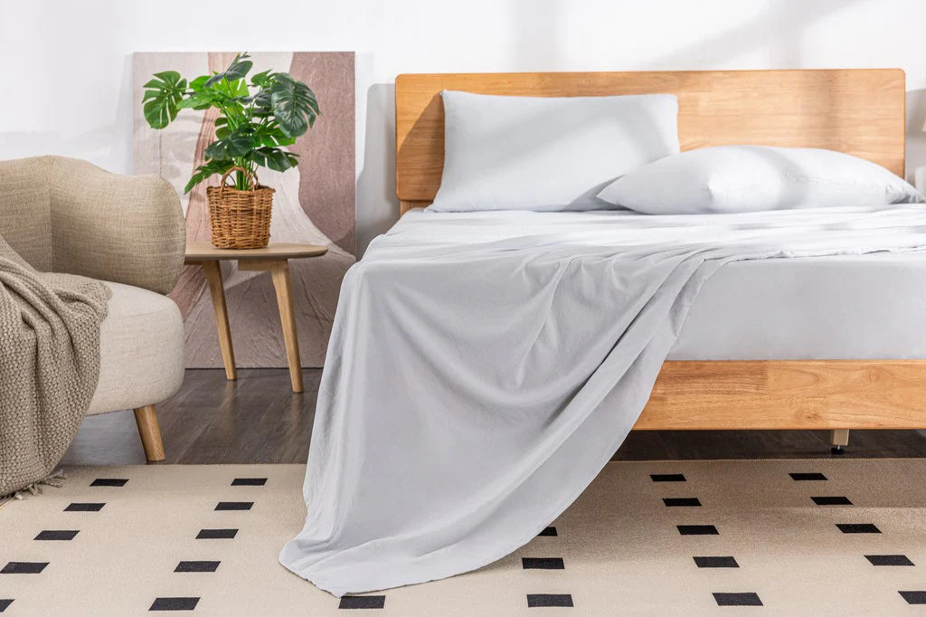 MLILY Soft Washed Sheet Set