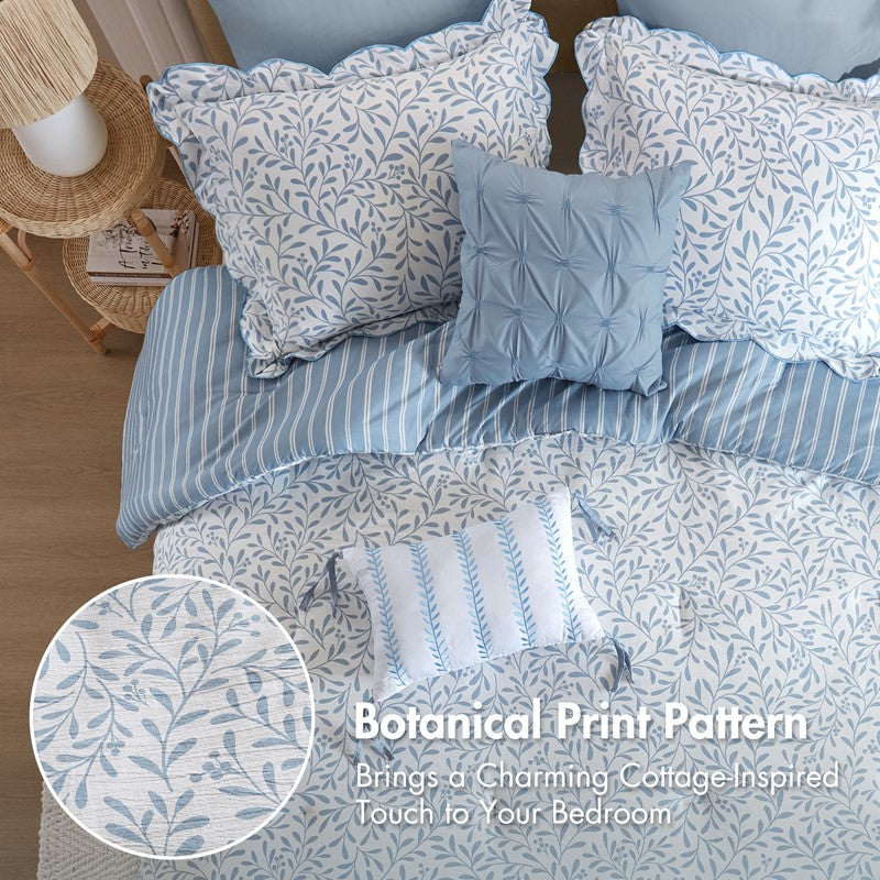 Madison Park Darcy 5 Piece Print Comforter Set SpadezStore