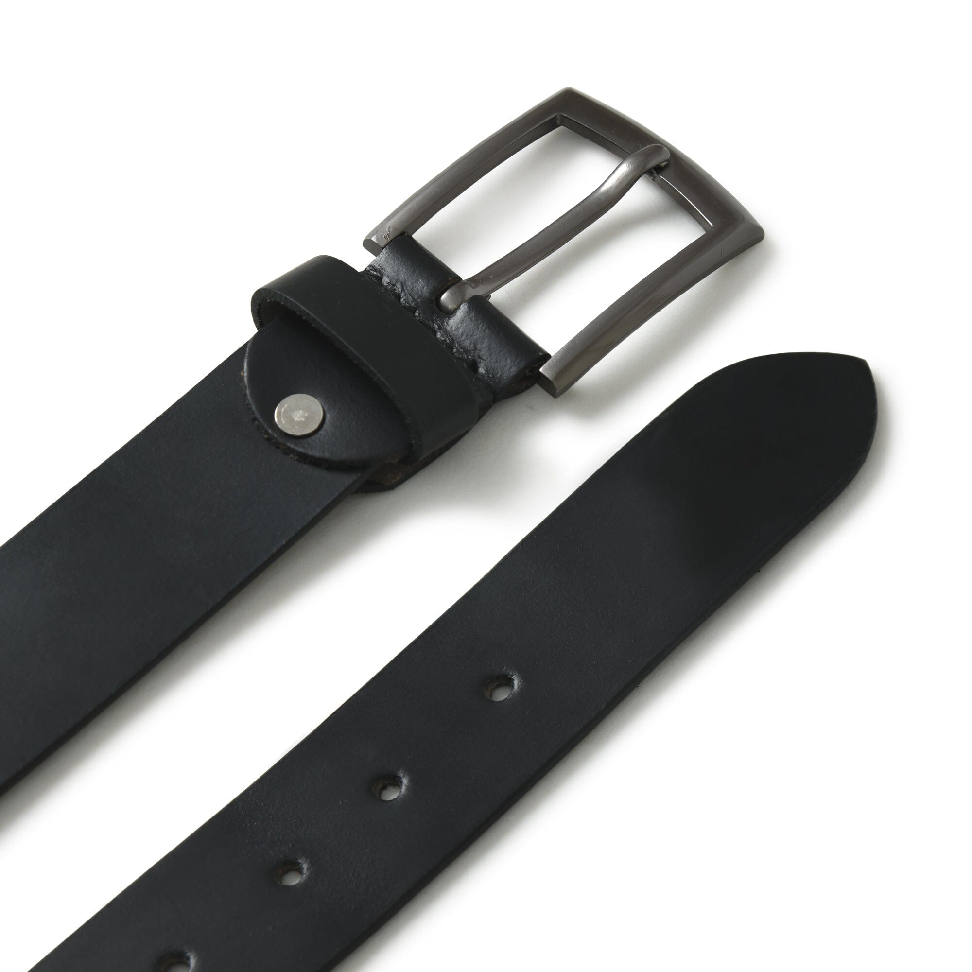 Classy Leather Bags Minimalist Black Leather Belt SpadezStore