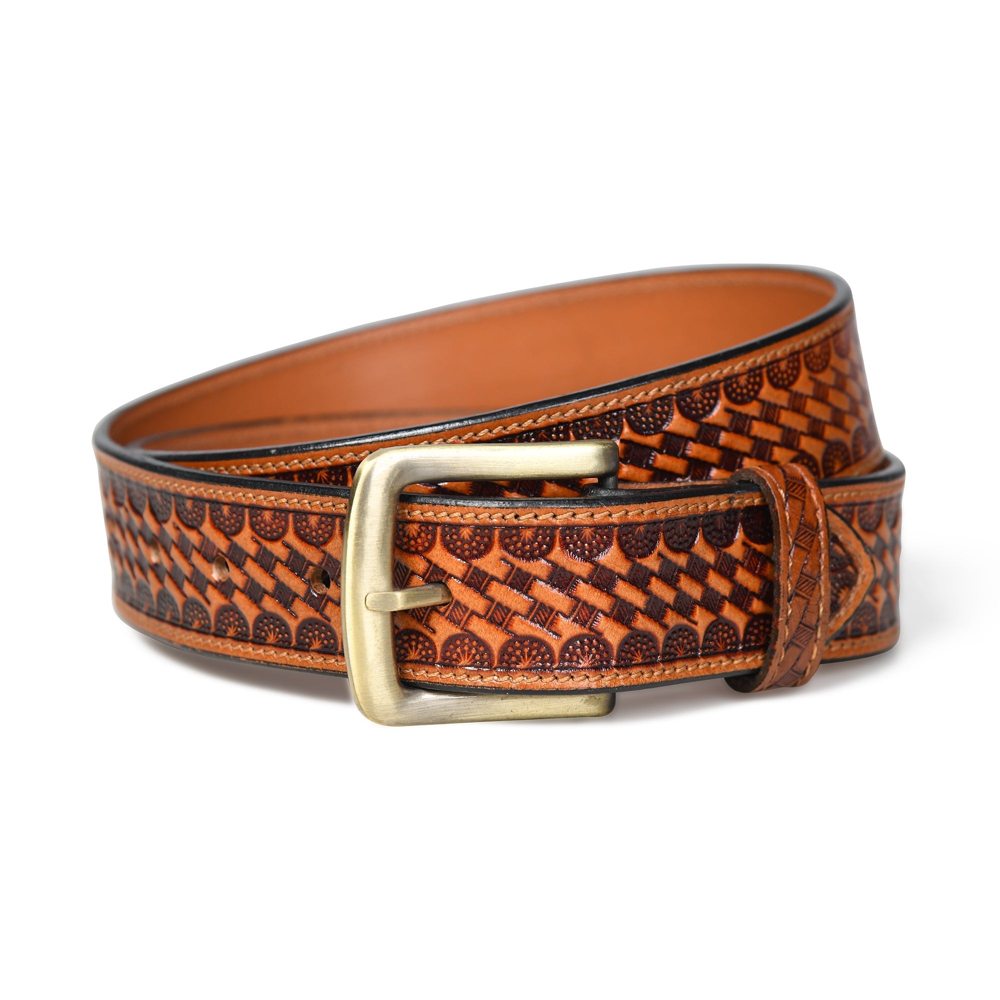 Modern Western Leather Belt SpadezStore