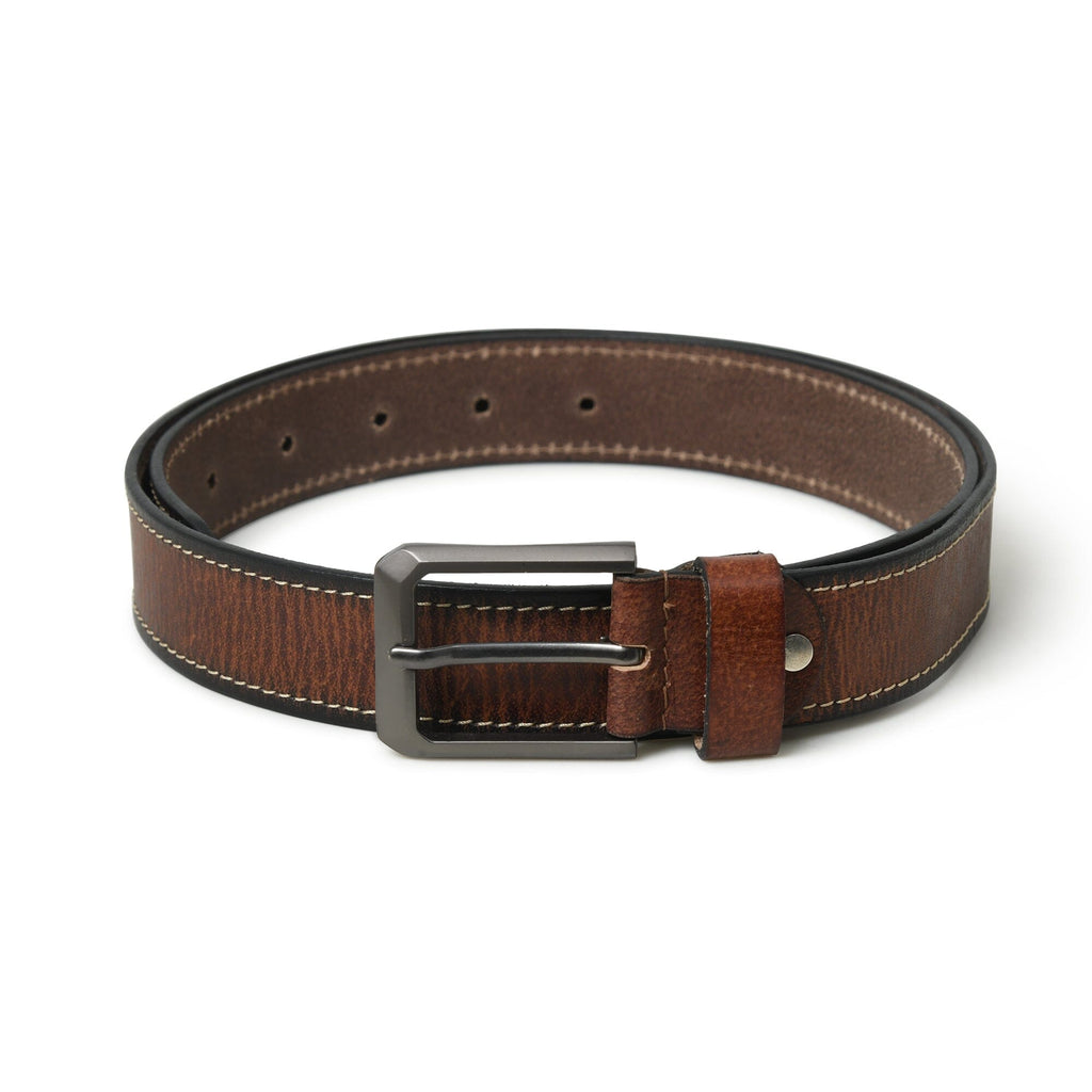 Classy Leather Bags Kairo Brown Leather Belt SpadezStore