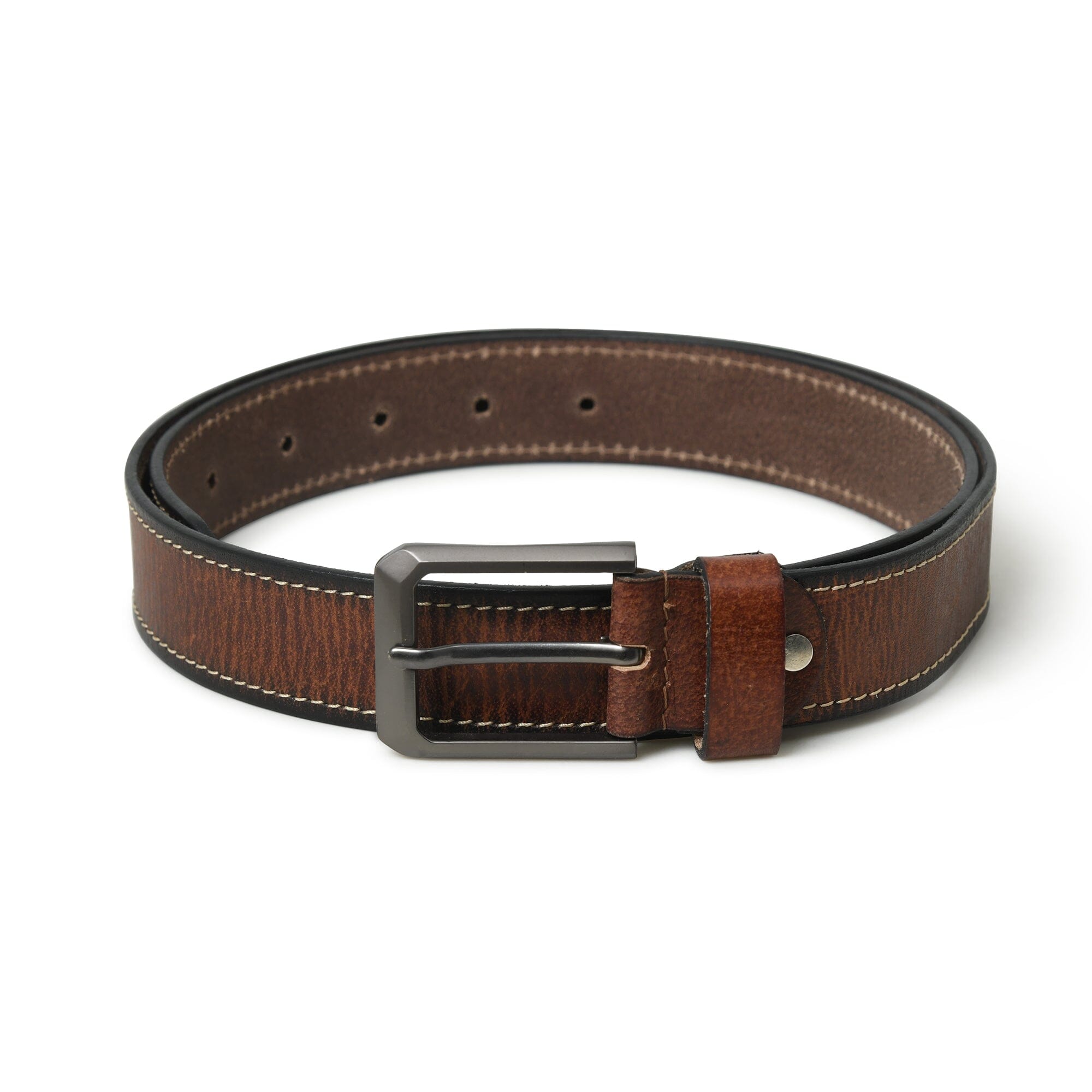 Classy Leather Bags Kairo Brown Leather Belt SpadezStore