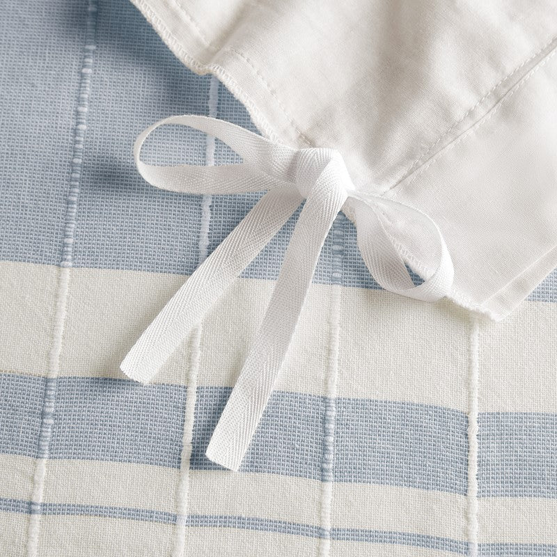 Harbor House Blue Morgan 5 Piece Cotton Jaquard Duvet Set SpadezStore