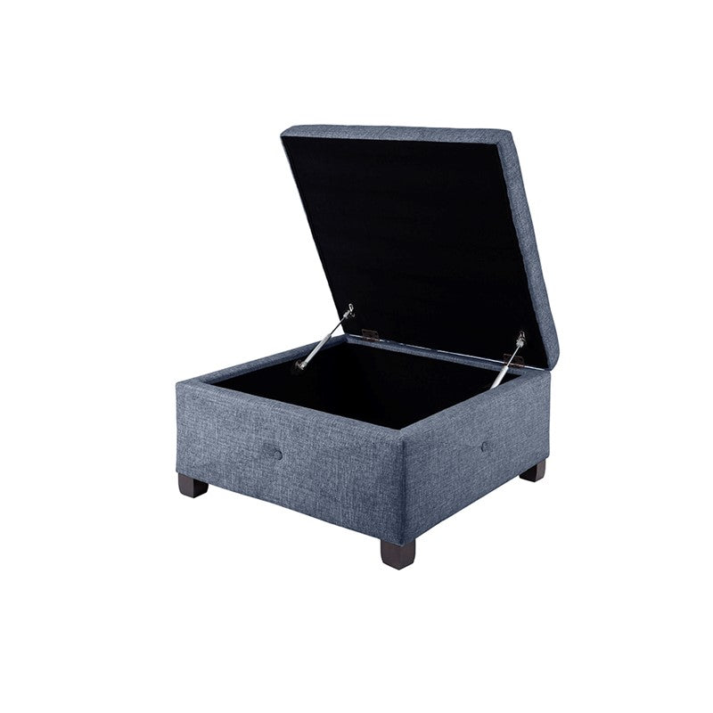 Madison Park Della Soft Close Storage Ottoman SpadezStore