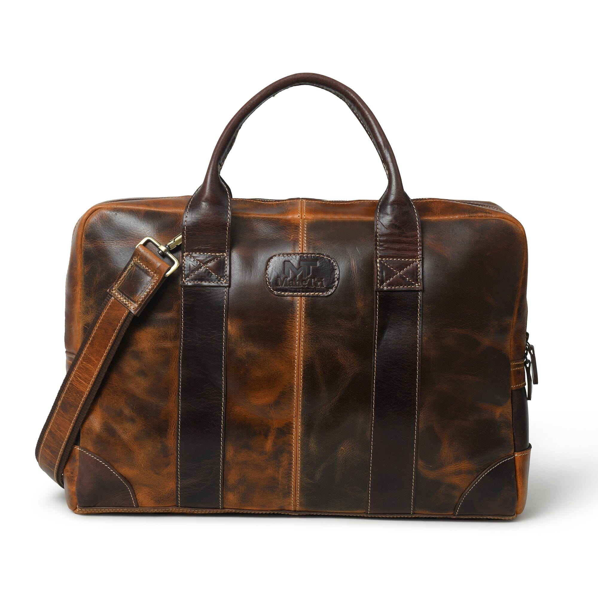 Classy Leather Bags Brown Jefferson Briefcase SpadezStore