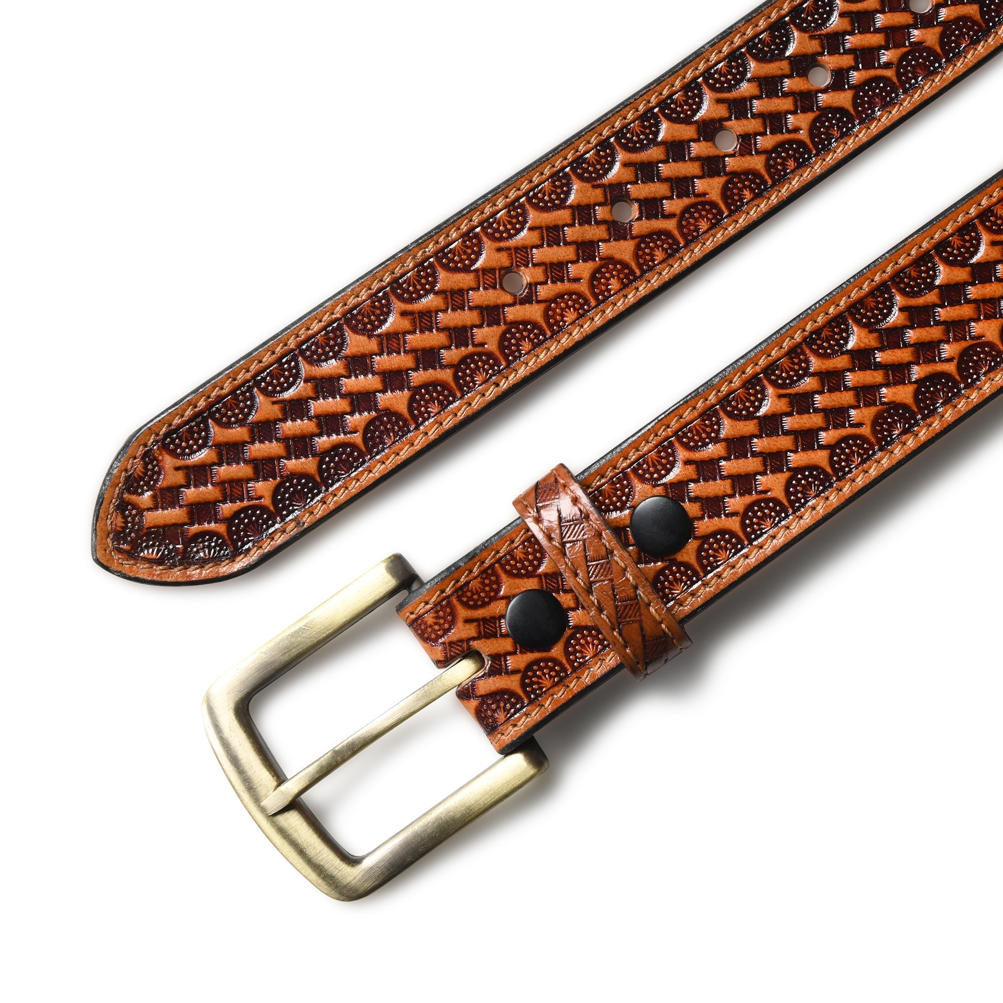 Modern Western Leather Belt SpadezStore