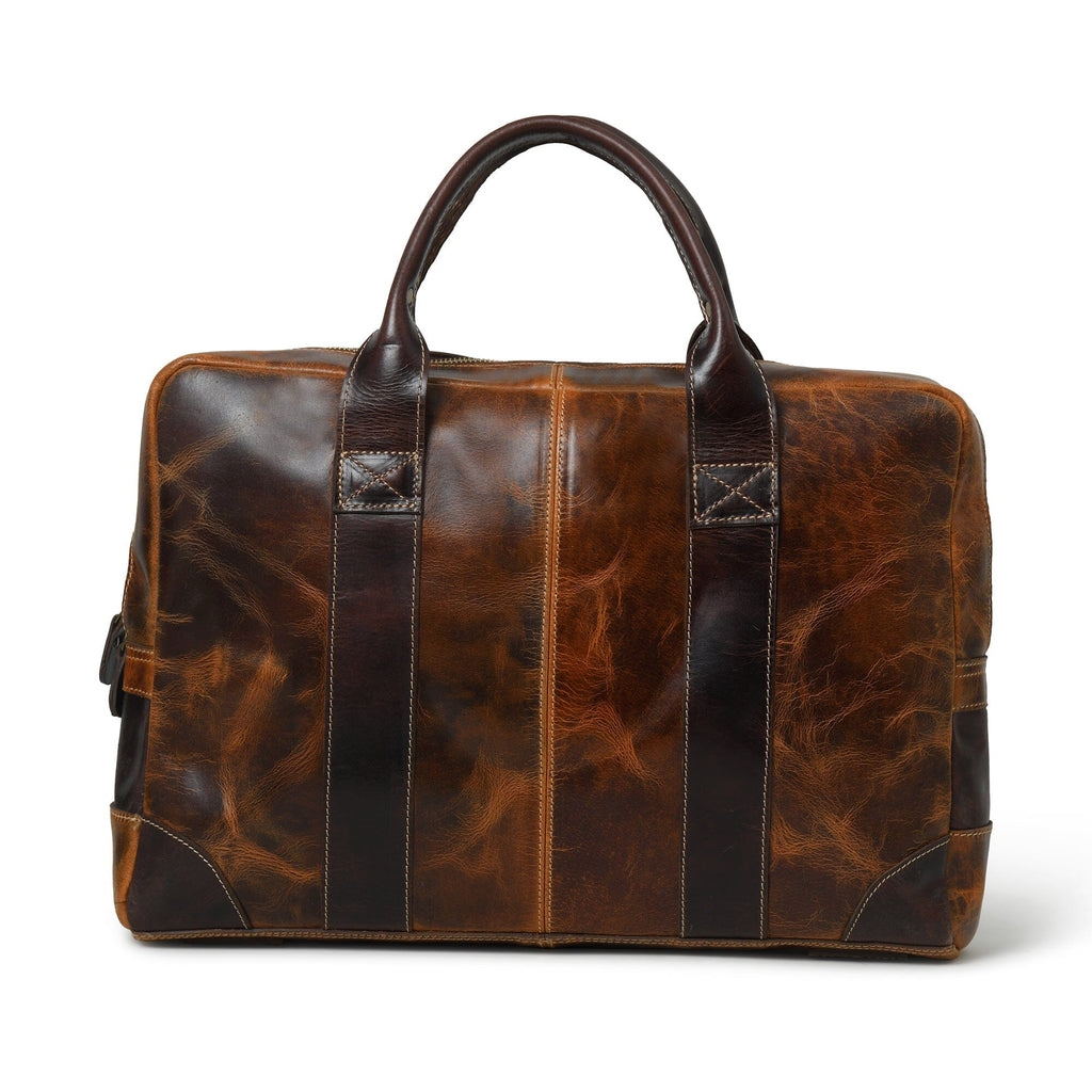 Classy Leather Bags Brown Jefferson Briefcase SpadezStore