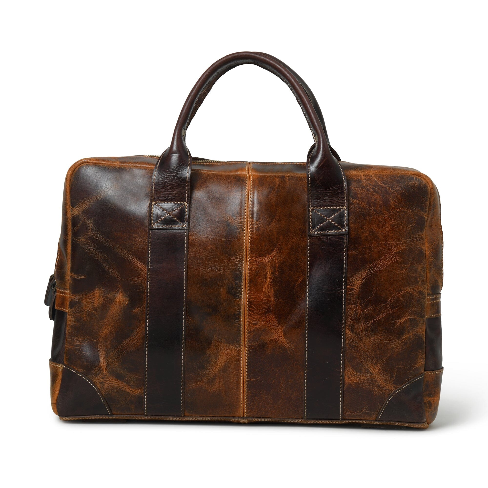 Classy Leather Bags Brown Jefferson Briefcase SpadezStore