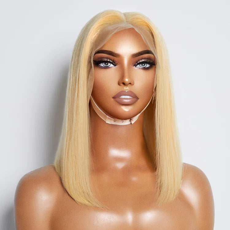 Pre Plucked 613 Straight Bob Lace Front Wig SpadezStore