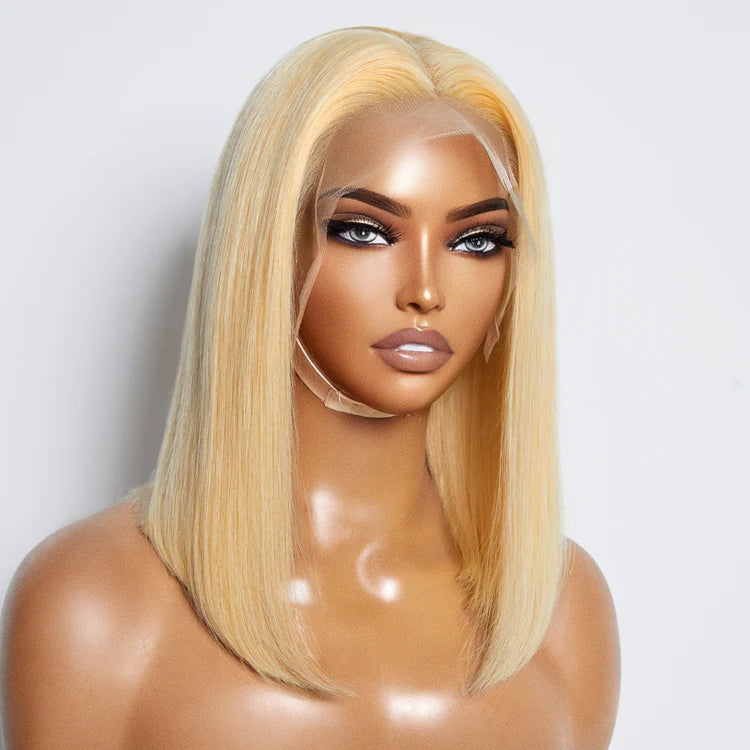 Pre Plucked 613 Straight Bob Lace Front Wig SpadezStore