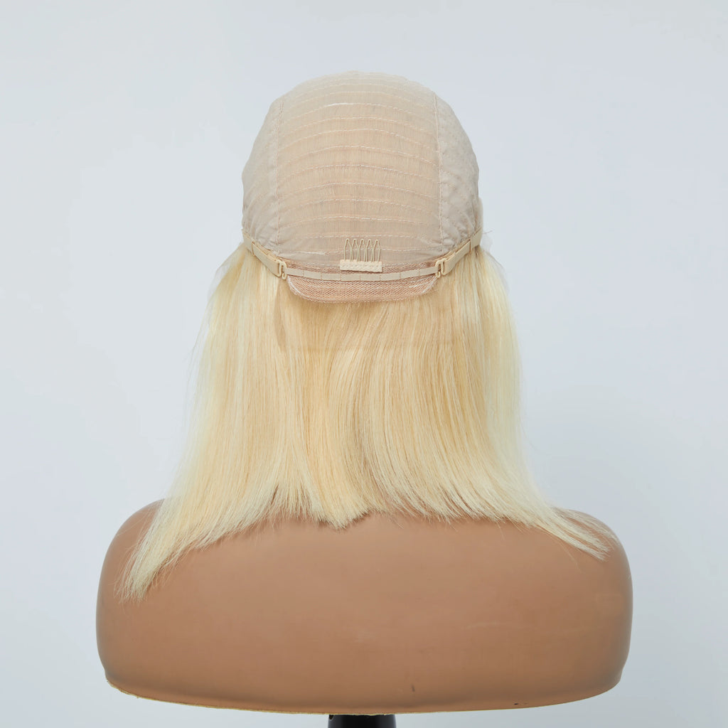 Pre Plucked 613 Straight Bob Lace Front Wig SpadezStore