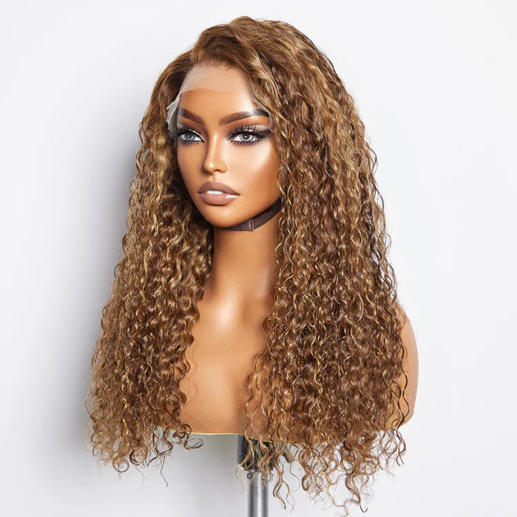 Pre Plucked 13 x 4" Water Wave Lace Front Wig SpadezStore