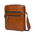 Classy Leather Bags The Compact Messenger- Tan