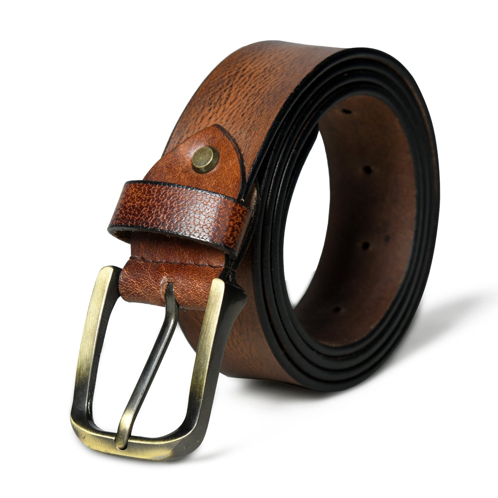 Classy Leather Bags Eden Tan Men's Leather Belt