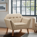 Ink+Ivy Newport Wide Mid-Century Modern Lounge Chair SpadezStore