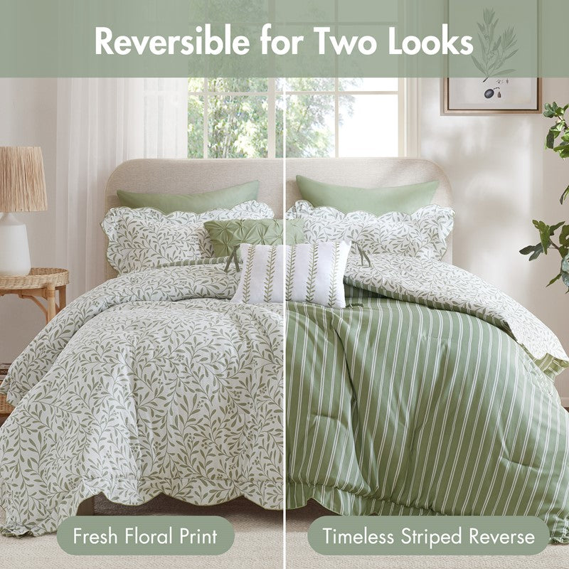Madison Park Darcy 5 Piece Print Comforter Set SpadezStore