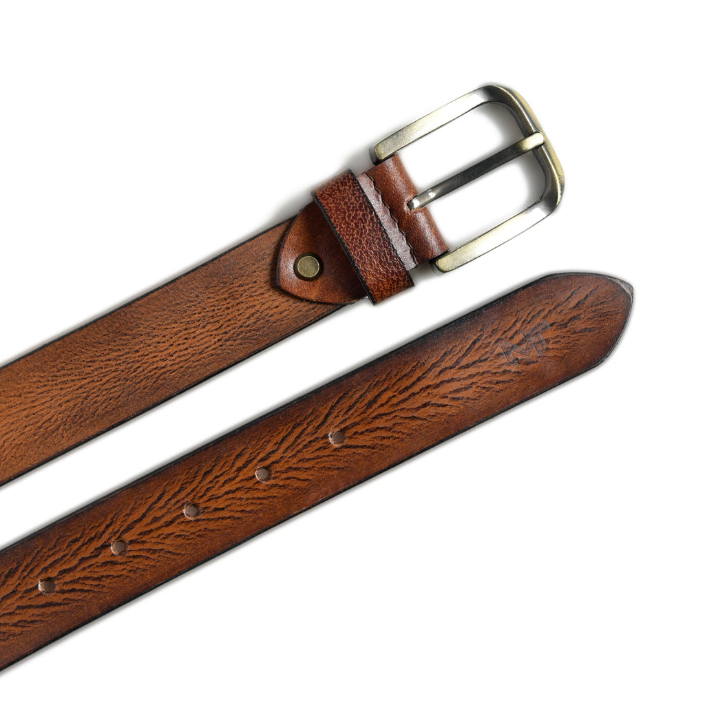 Classy Leather Bags Eden Tan Men's Leather Belt