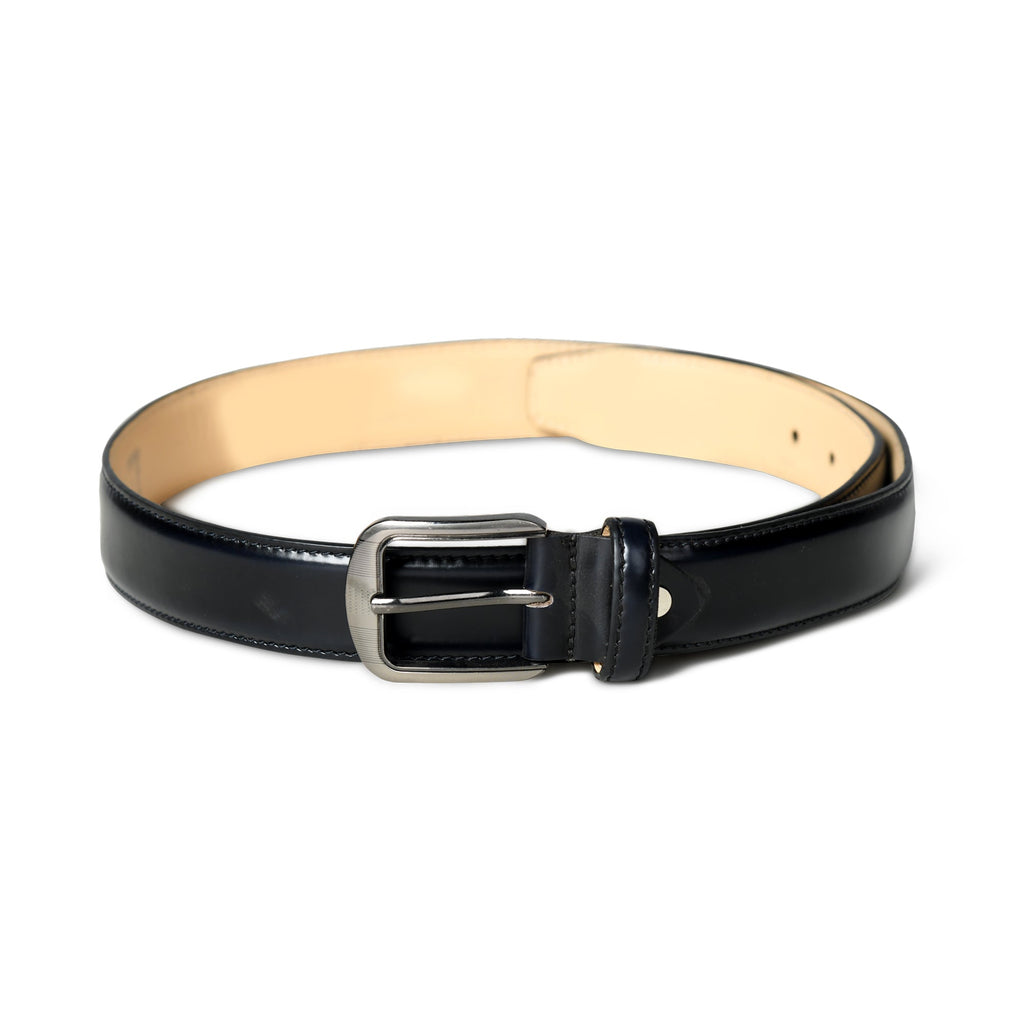 Classy Leather Bags Eclipse Black Leather Belt SpadezStore