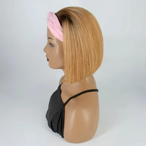 Grab-N-Go Headband Straight Wig #T4/27 SpadezStore