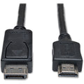 Eaton Tripp Lite Series DisplayPort to HDMI Adapter Cable M/M , 6 ft. 1.8 m - Male DisplayPort - Type A Male HDMI SpadezStore