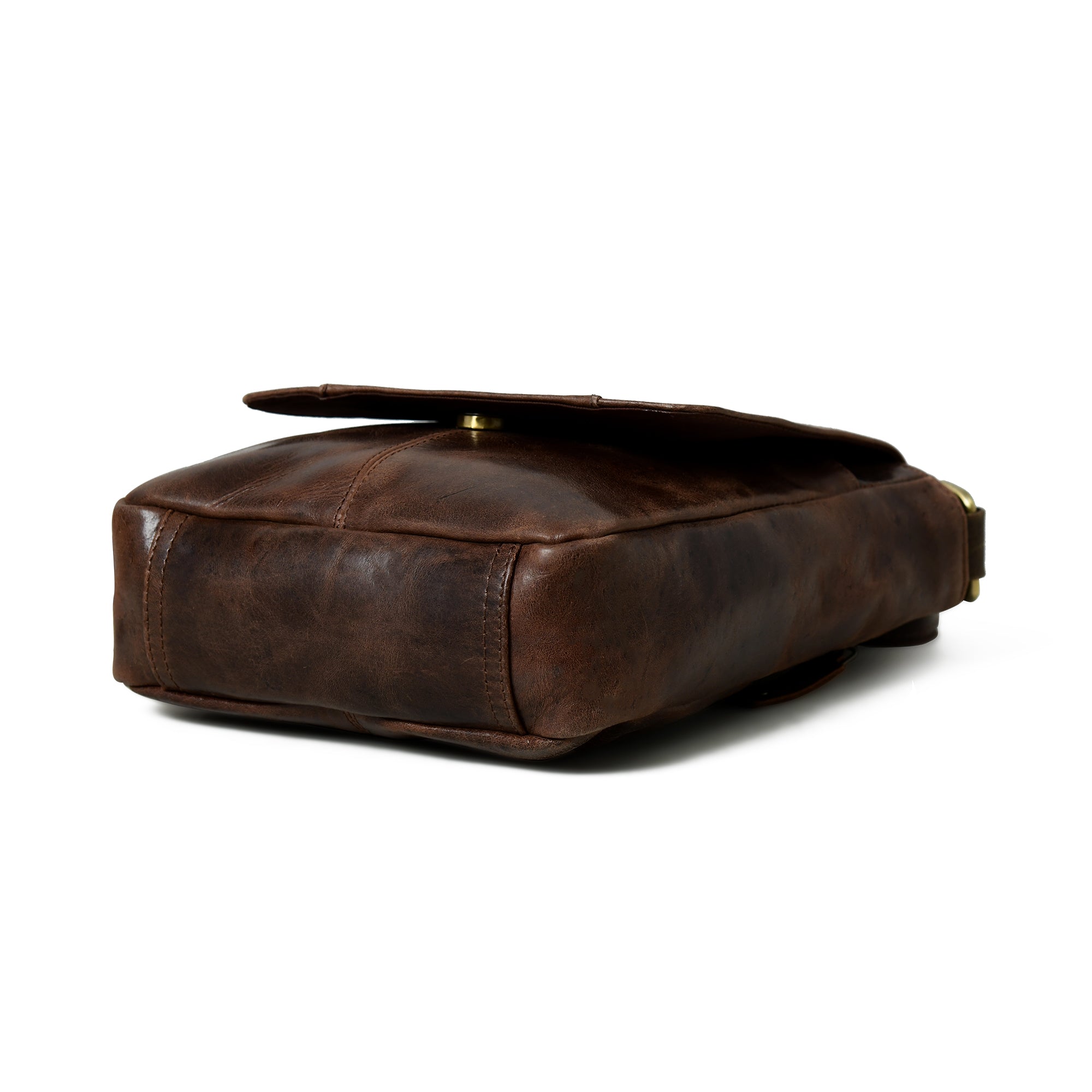 Classy Leather Bags Cocoa Classic Messenger Bag SpadezStore