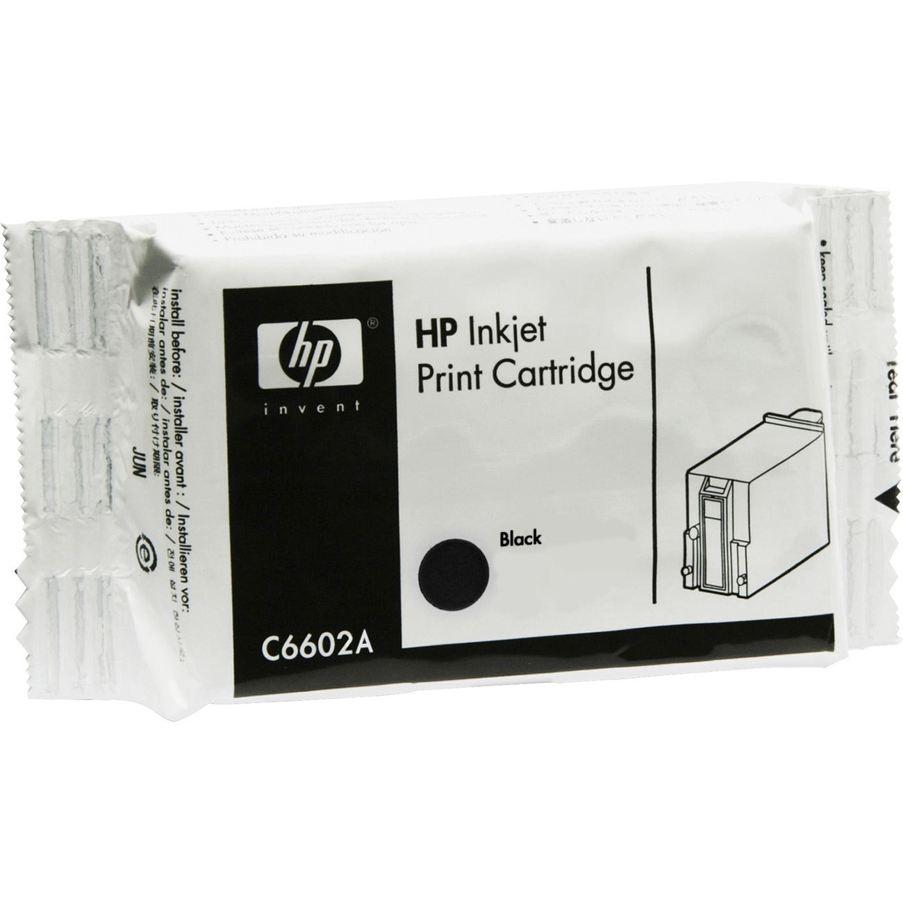 HP C6602A Original High Yield Inkjet Ink Cartridge - Black SpadezStore