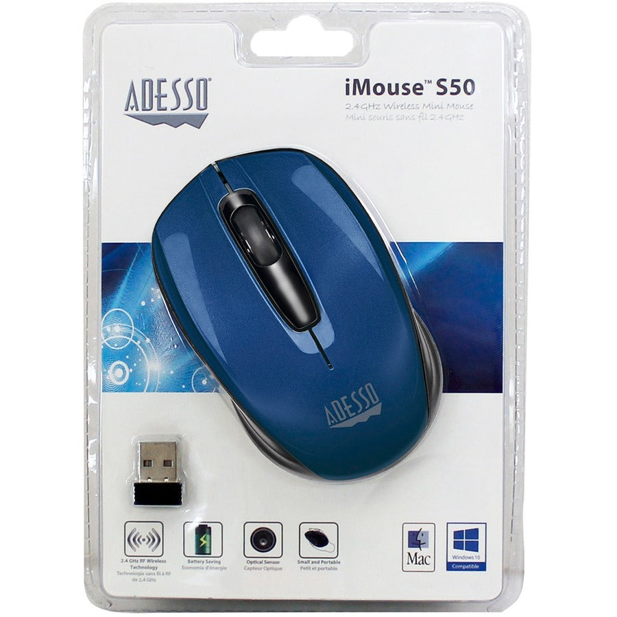 Adesso iMouse S50L - 2.4GHz Wireless Mini Mouse SpadezStore