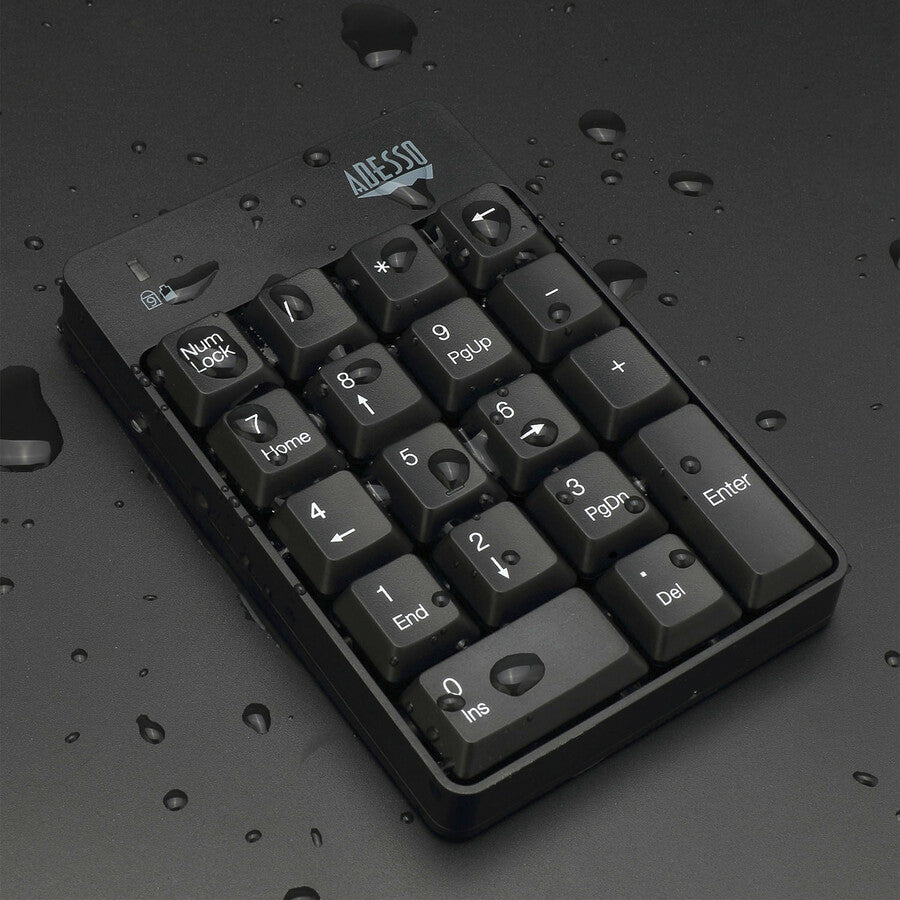 Adesso Wireless Spill Resistant 18-Key Numeric Keypad SpadezStore