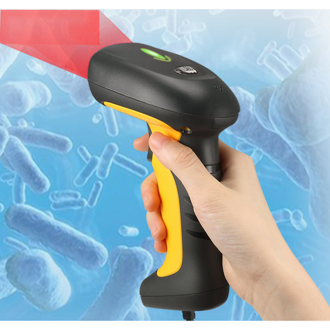 Adesso NuScan 5200TU Antimicrobial & Waterproof 2D Barcode Scanner SpadezStore