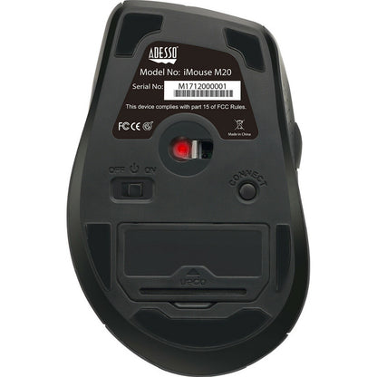 Adesso iMouse M20B - Wireless Ergonomic Optical Mouse SpadezStore
