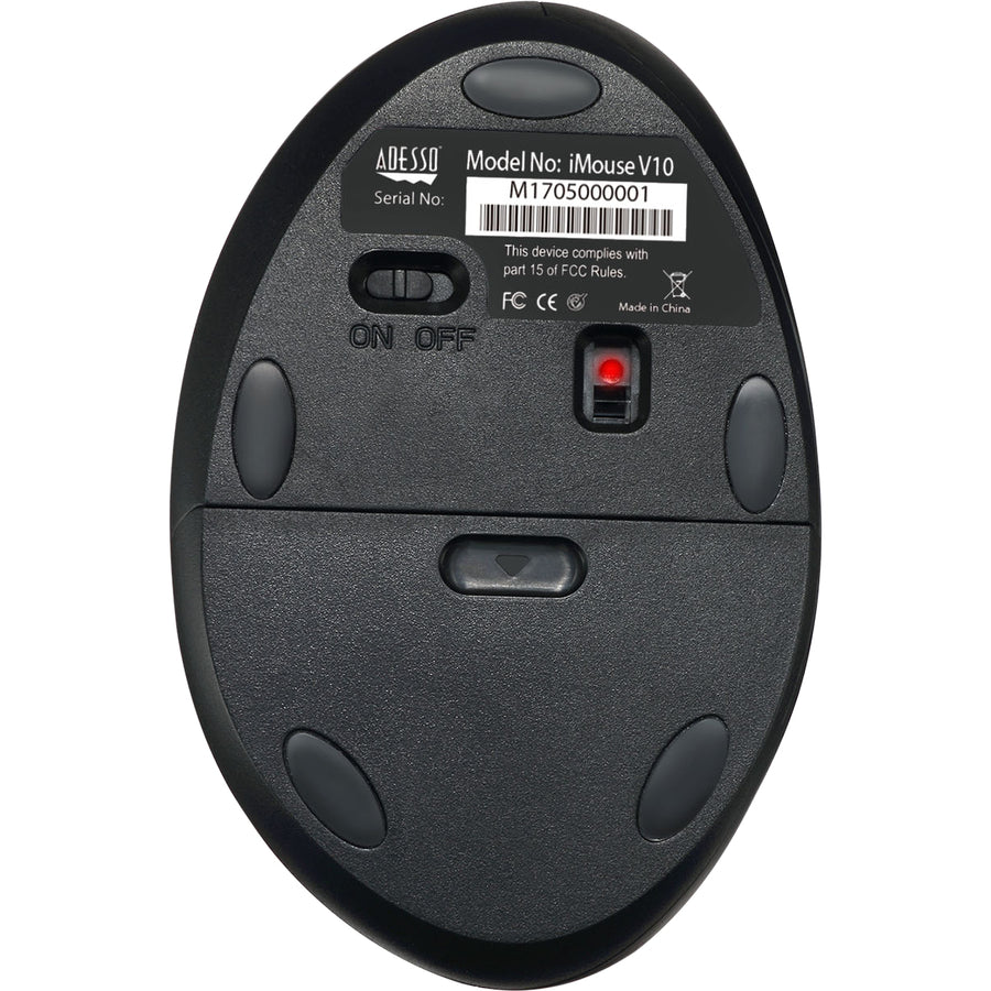 Adesso iMouse V10 - Wireless Vertical Ergonomic Mini Mouse SpadezStore