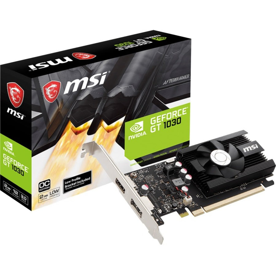 MSI NVIDIA GeForce GT 1030 Graphic Card - 2 GB DDR4 SDRAM SpadezStore
