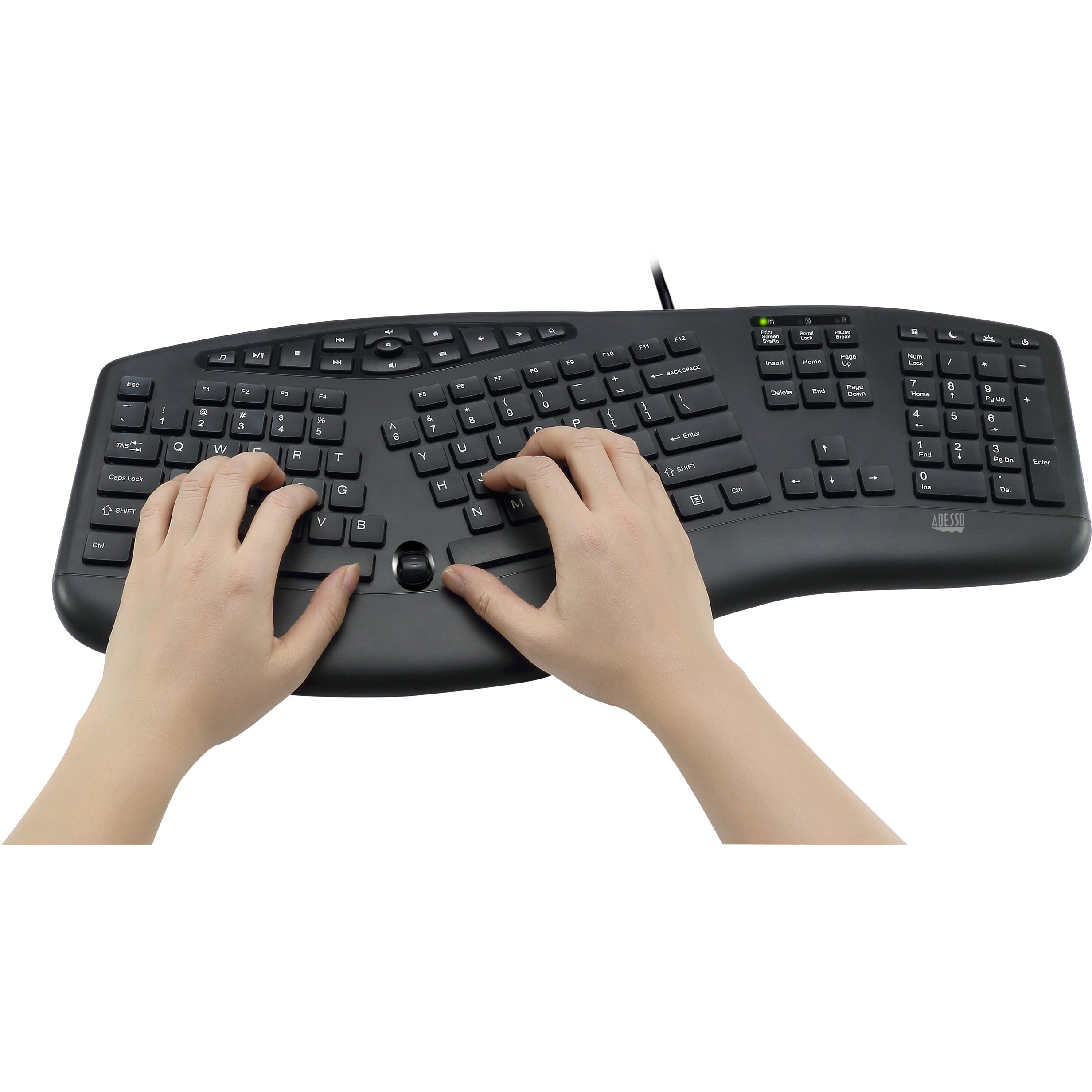 Adesso TruForm Ergonomic Desktop Keyboard SpadezStore