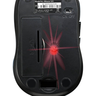 Adesso iMouse S80R - Wireless Fabric Optical Mini Mouse Red SpadezStore