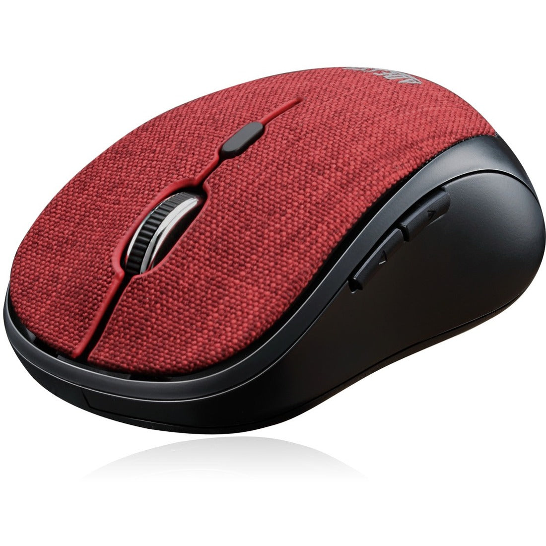 Adesso iMouse S80R - Wireless Fabric Optical Mini Mouse Red SpadezStore