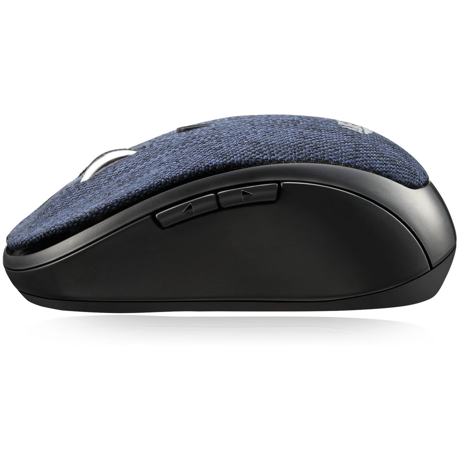 Adesso iMouse S80L - Wireless Fabric Optical Mini Mouse Blue SpadezStore