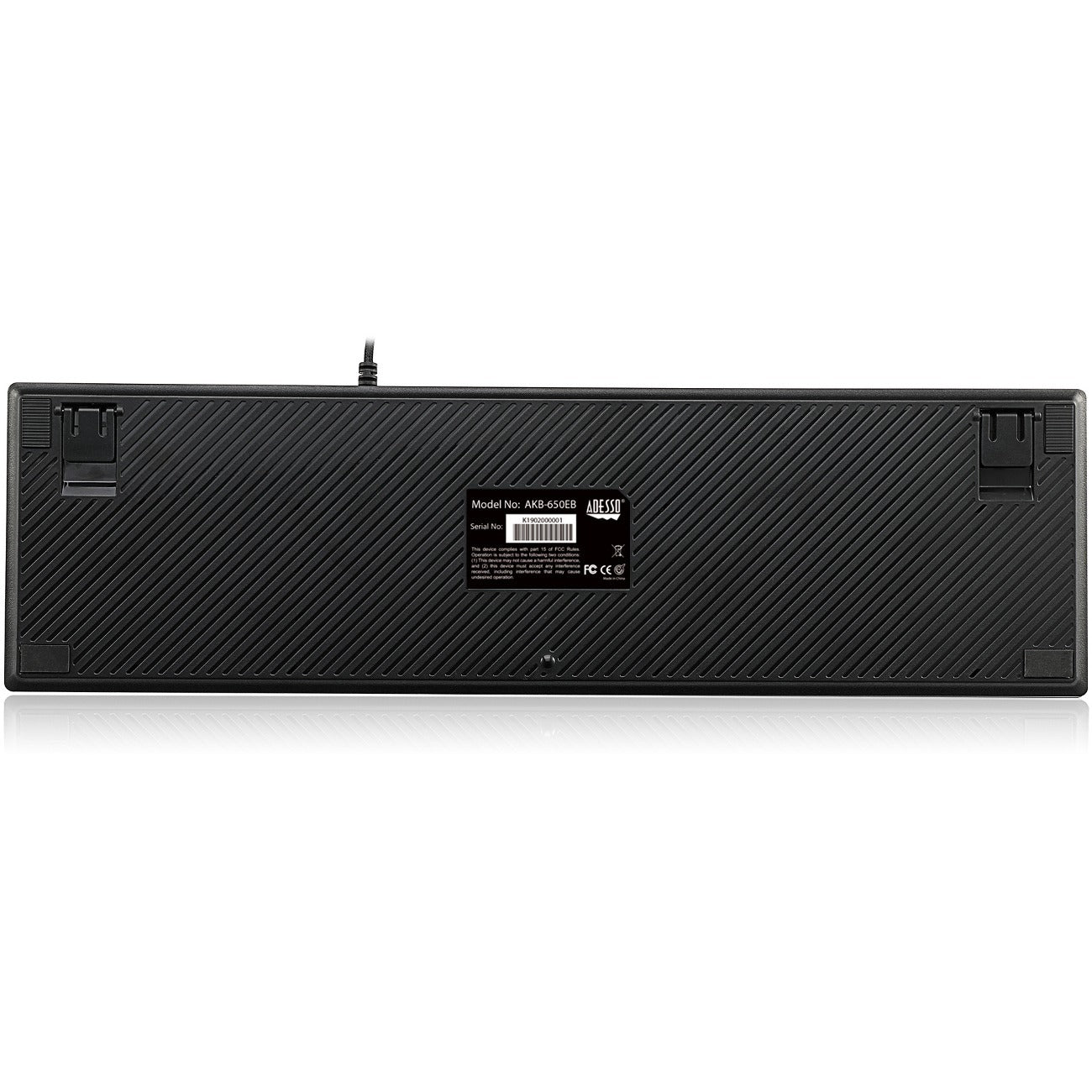 Adesso RGB Programmable Mechanical Gaming Keyboard with Detachable Magnetic Palmrest SpadezStore