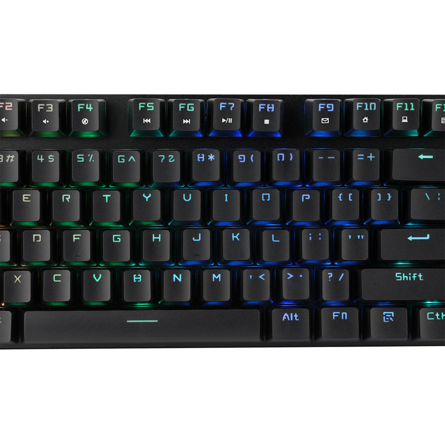 Adesso RGB Programmable Mechanical Gaming Keyboard with Detachable Magnetic Palmrest SpadezStore