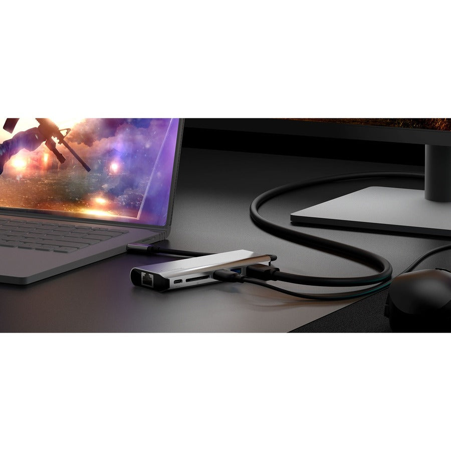 Belkin USB-C 6-in-1 Multiport Adapter Docking Station SpadezStore