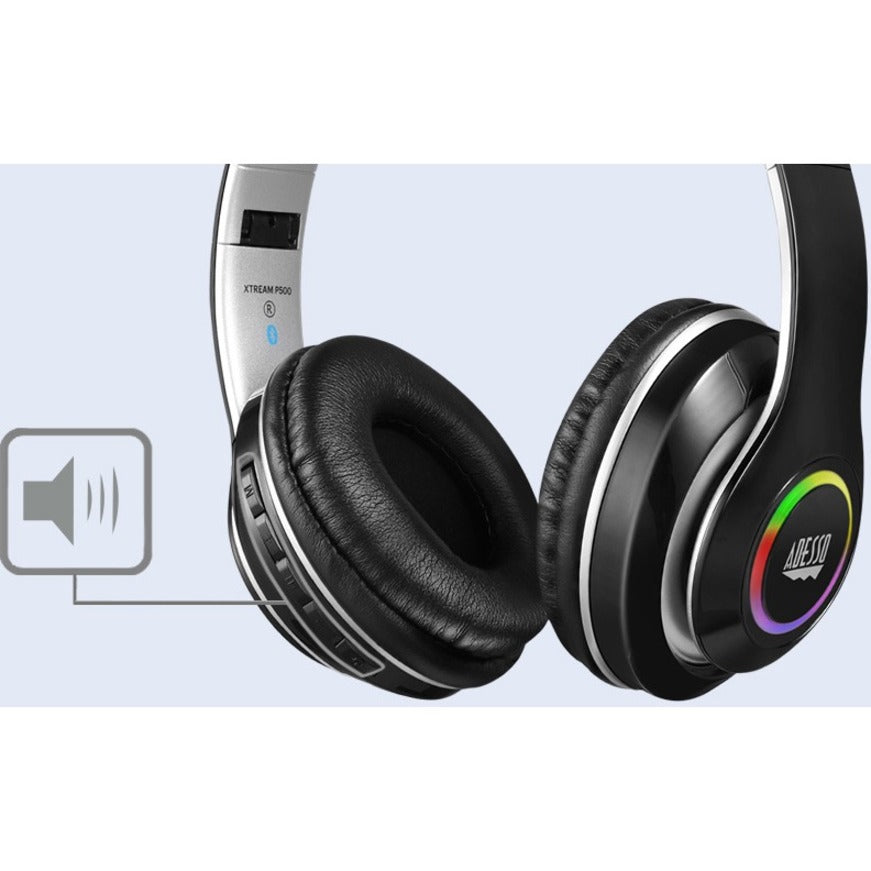 Adesso Xtream P500 - Bluetooth stereo headphone with built in microphone SpadezStore