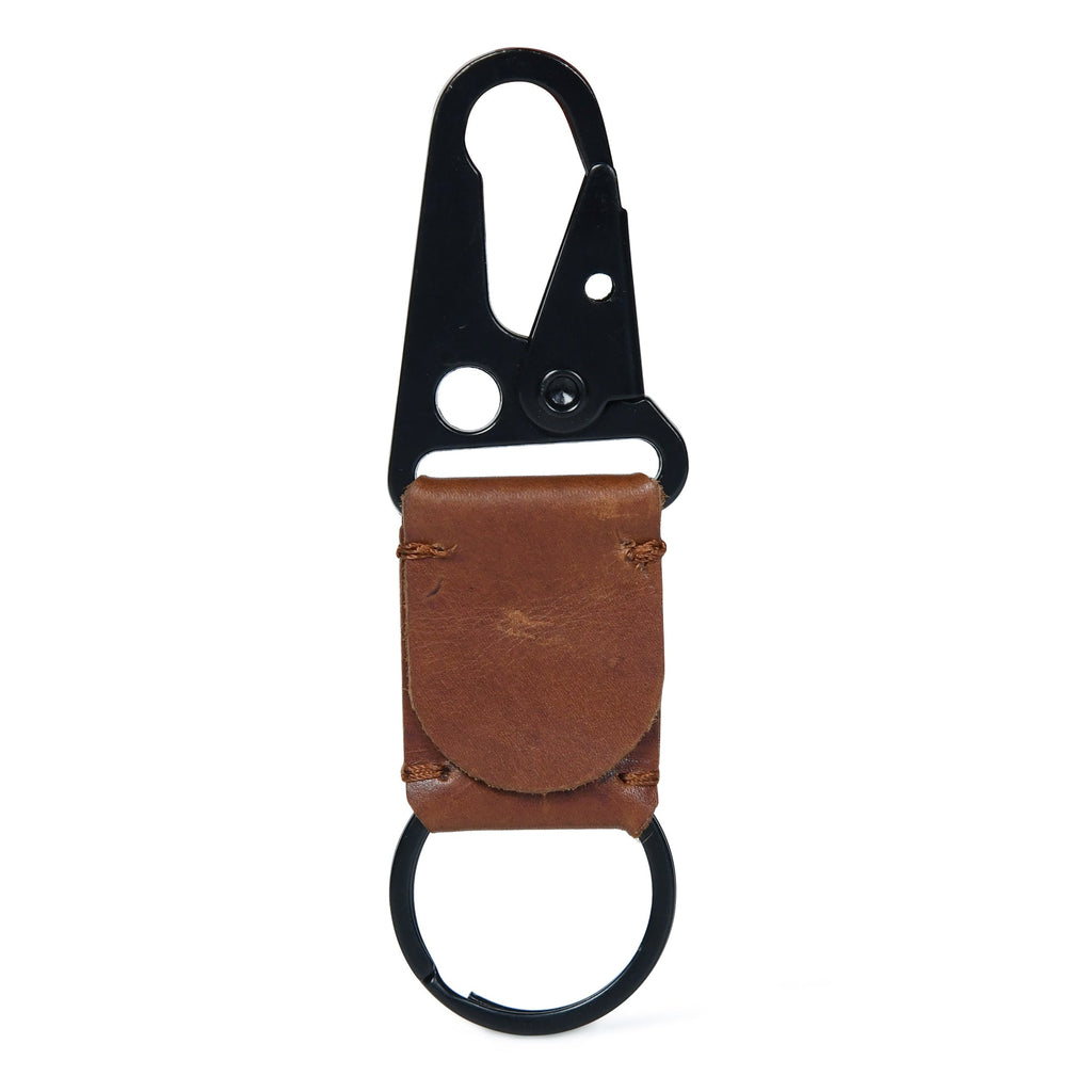 Classy Leather Bags Leather-Metal Key Ring Keychain