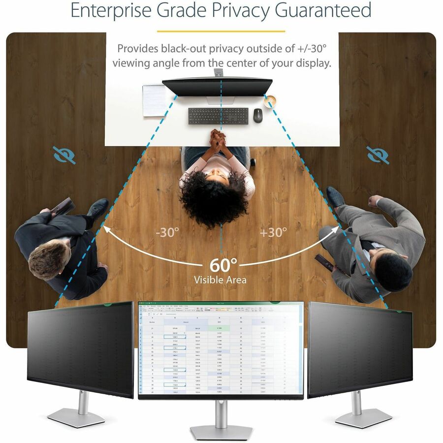 StarTech.com Monitor Privacy Screen for 24" Display SpadezStore