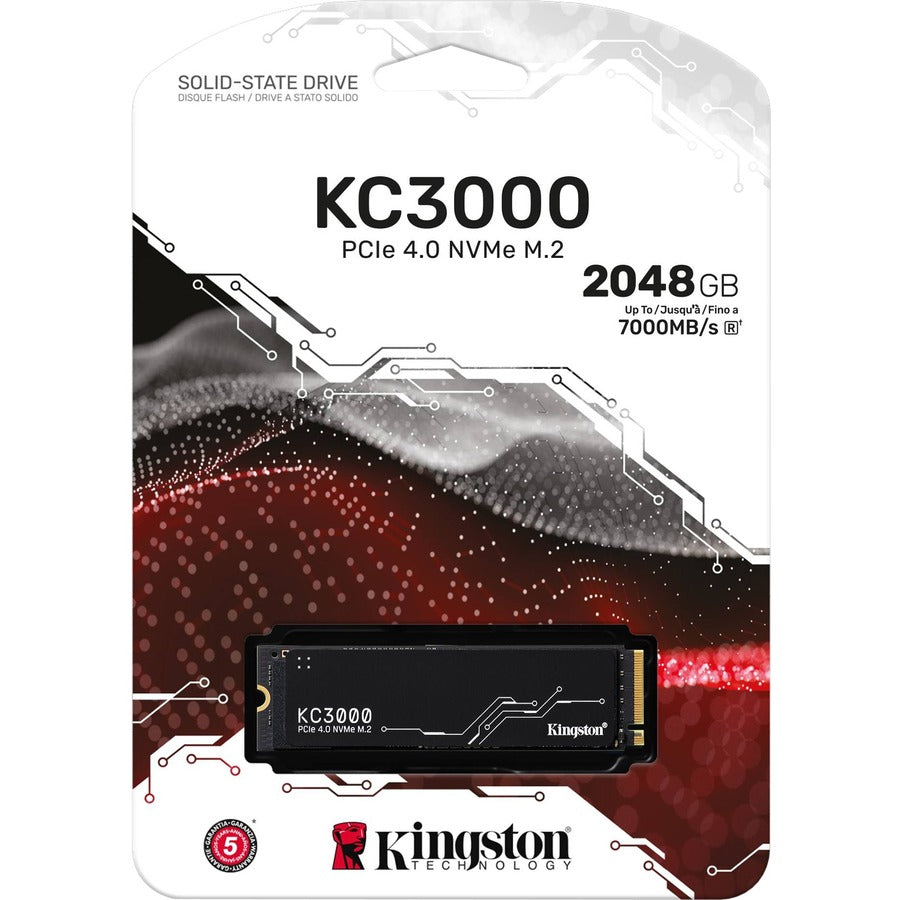 Kingston KC3000 PCIe 4.0 NVMe M.2 SSD 2048 GB SpadezStore