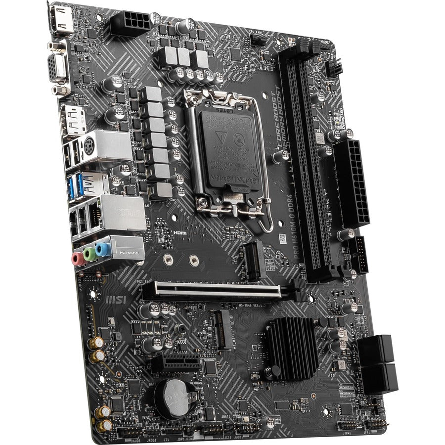 MSI H610M-G DDR4 Desktop Motherboard - Intel H610 Chipset SpadezStore