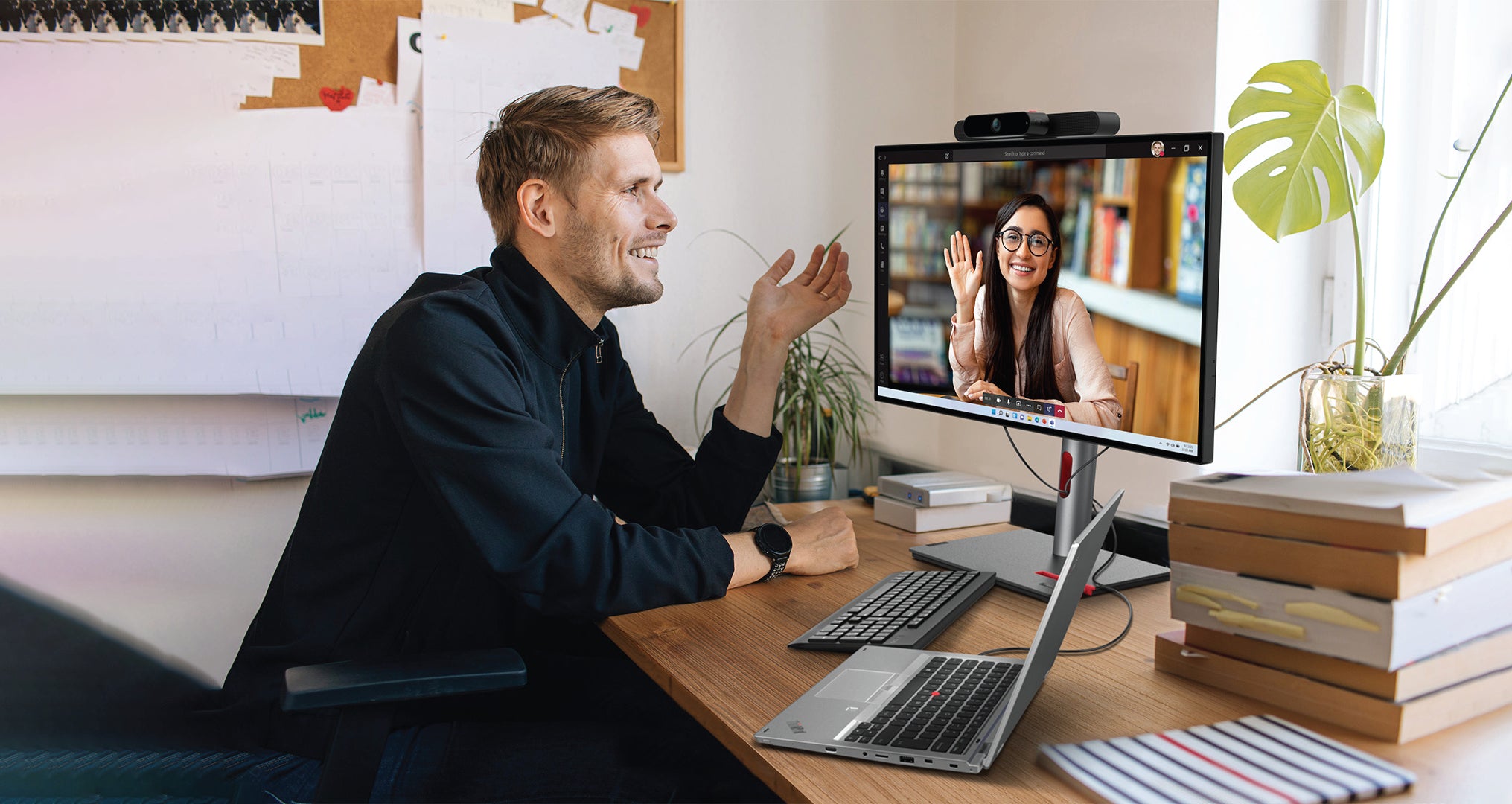 Lenovo ThinkVision MC60 Webcam - Black - USB Type A SpadezStore