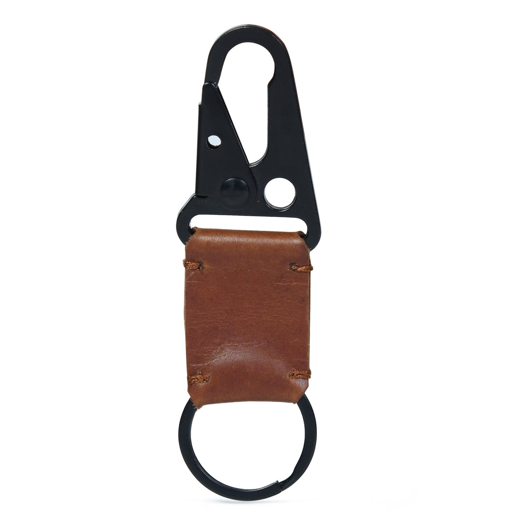 Classy Leather Bags Leather-Metal Key Ring Keychain
