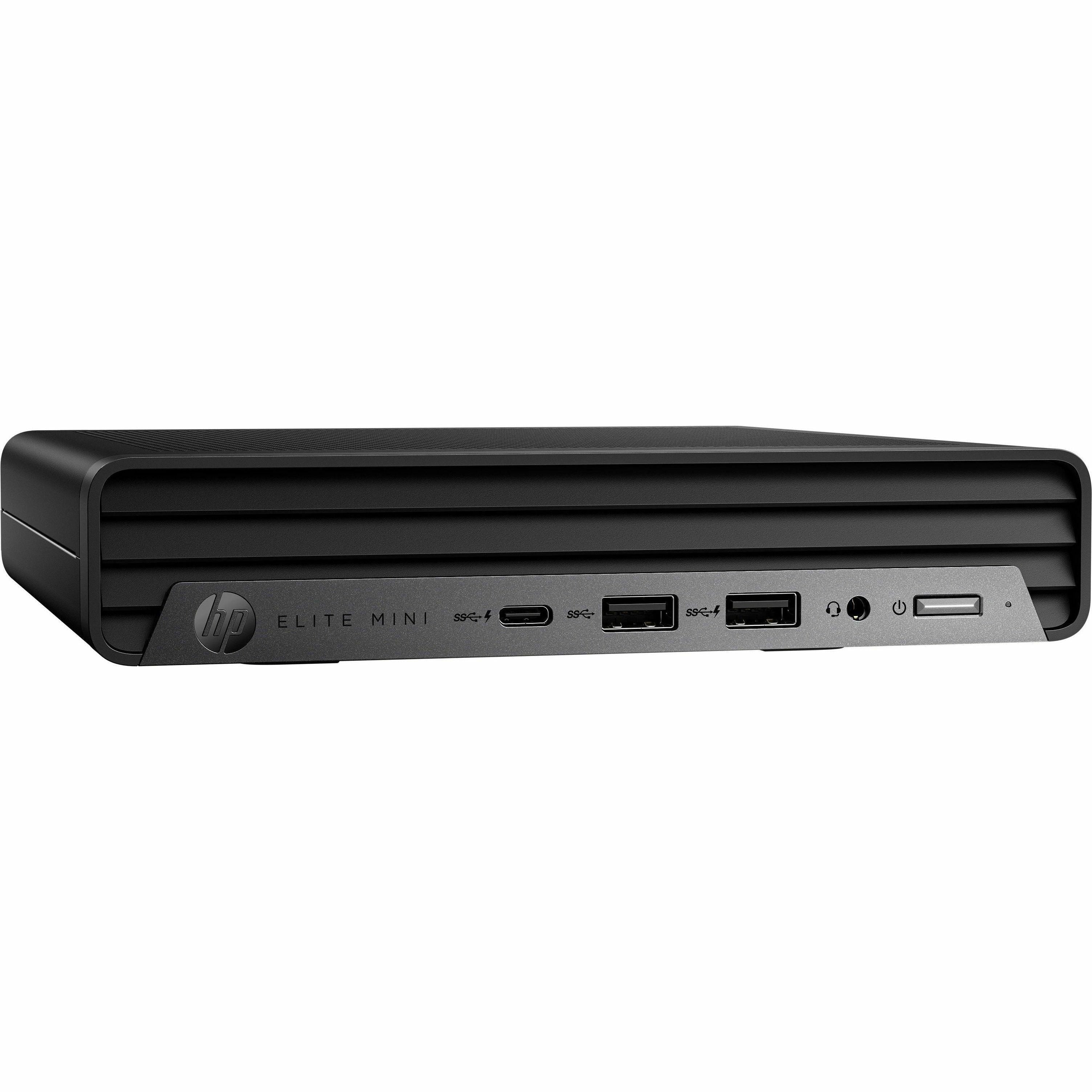 HP Elite Mini 800 G9 Desktop Computer - Intel Core i5 12th Gen i5-12500T - vPro Technology - 16 GB - 256 GB SSD SpadezStore