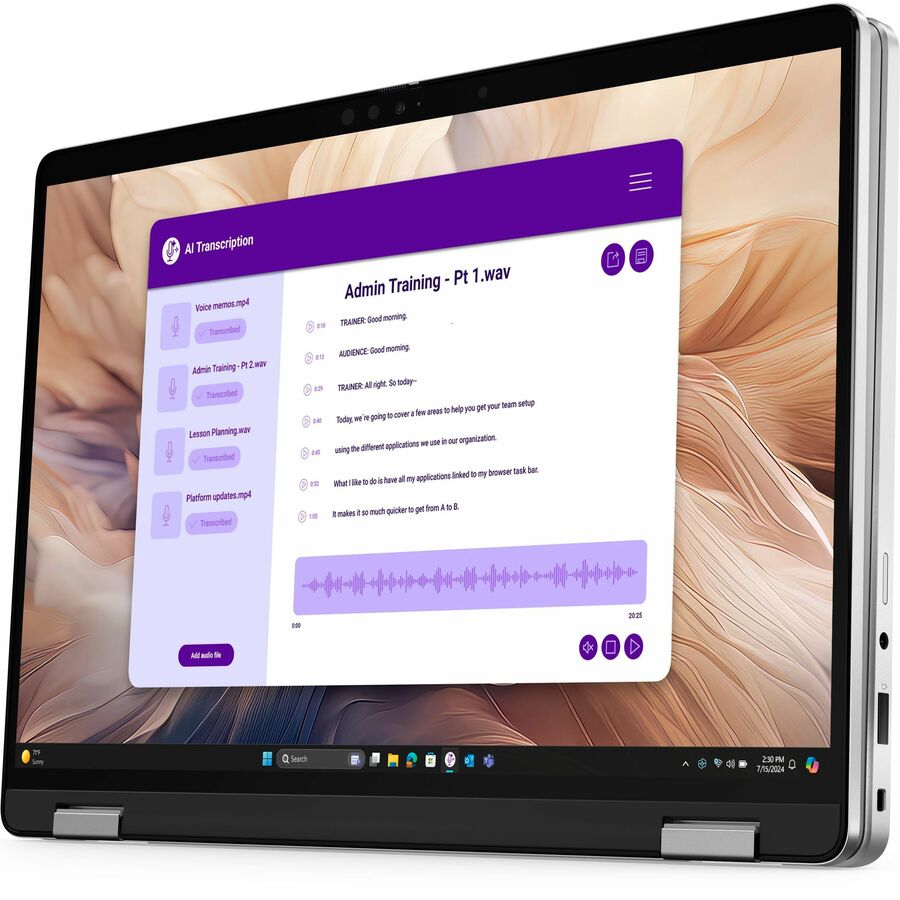 Dell Pro 14 Plus PB14250 14" Clamshell Copilot+ PC Notebook - Full HD Plus - 60 Hz - Intel Core Ultra 5 236V - vPro Technology - 16 GB - 512 GB SSD