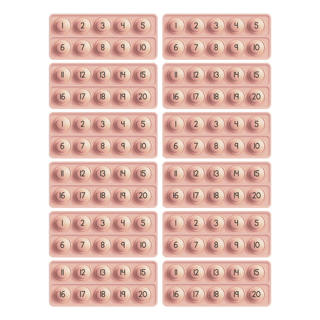 The Fidget Games 10 Frame Fidgets (Set of 12)